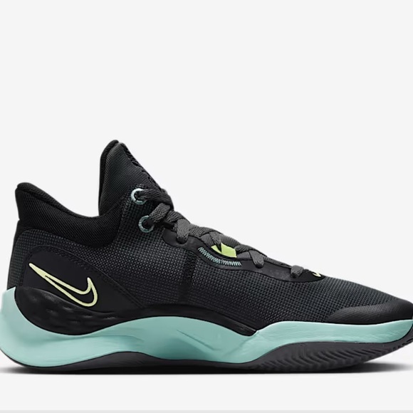 Nike Air Zoom G.T. Cut 2 Sneakers –  Men 5 – Black/Yellow/Blue Tint main image 6